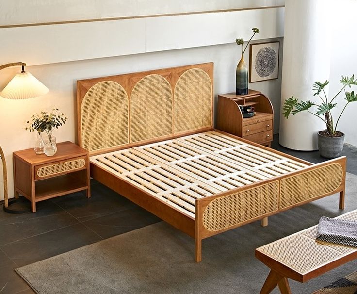 Bed - BB01 Bamboo & Cane