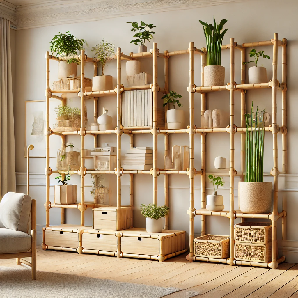 Customized Bamboo Shelving